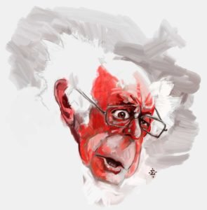 Bernie Sanders caricature