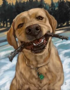 max dog portrait