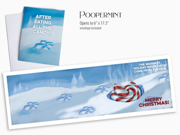 Poopermint Christmas card