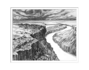 White River drawing