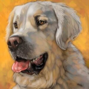 small 400x400 dog portrait of Griffey