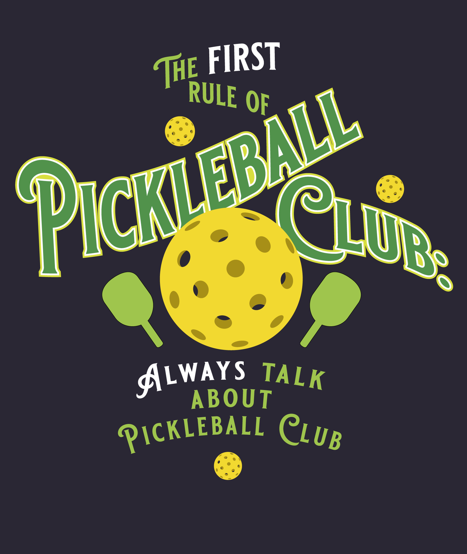 Pickleball T-shirt design