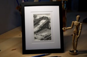 Red Rocks graphite 2