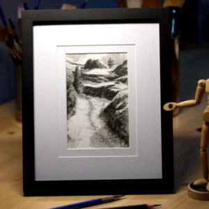 Red Rocks graphite 3