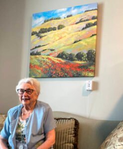 Painted Palouse on the wall